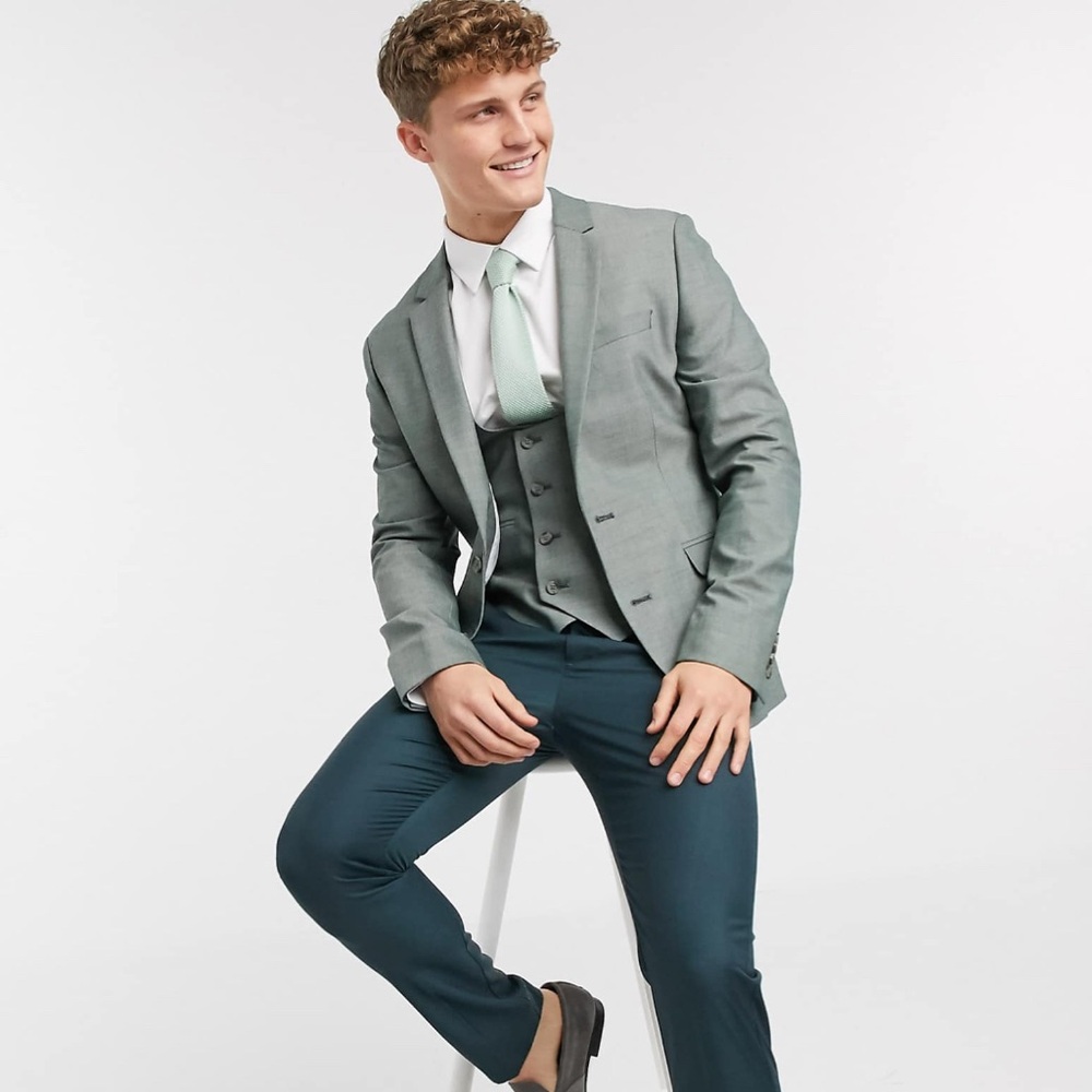 ASOS Classic Light Lime Green Men's Blazer